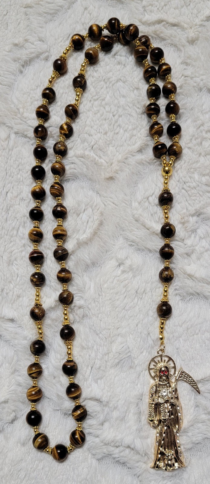 Santa Muerte Rosary 25 inch