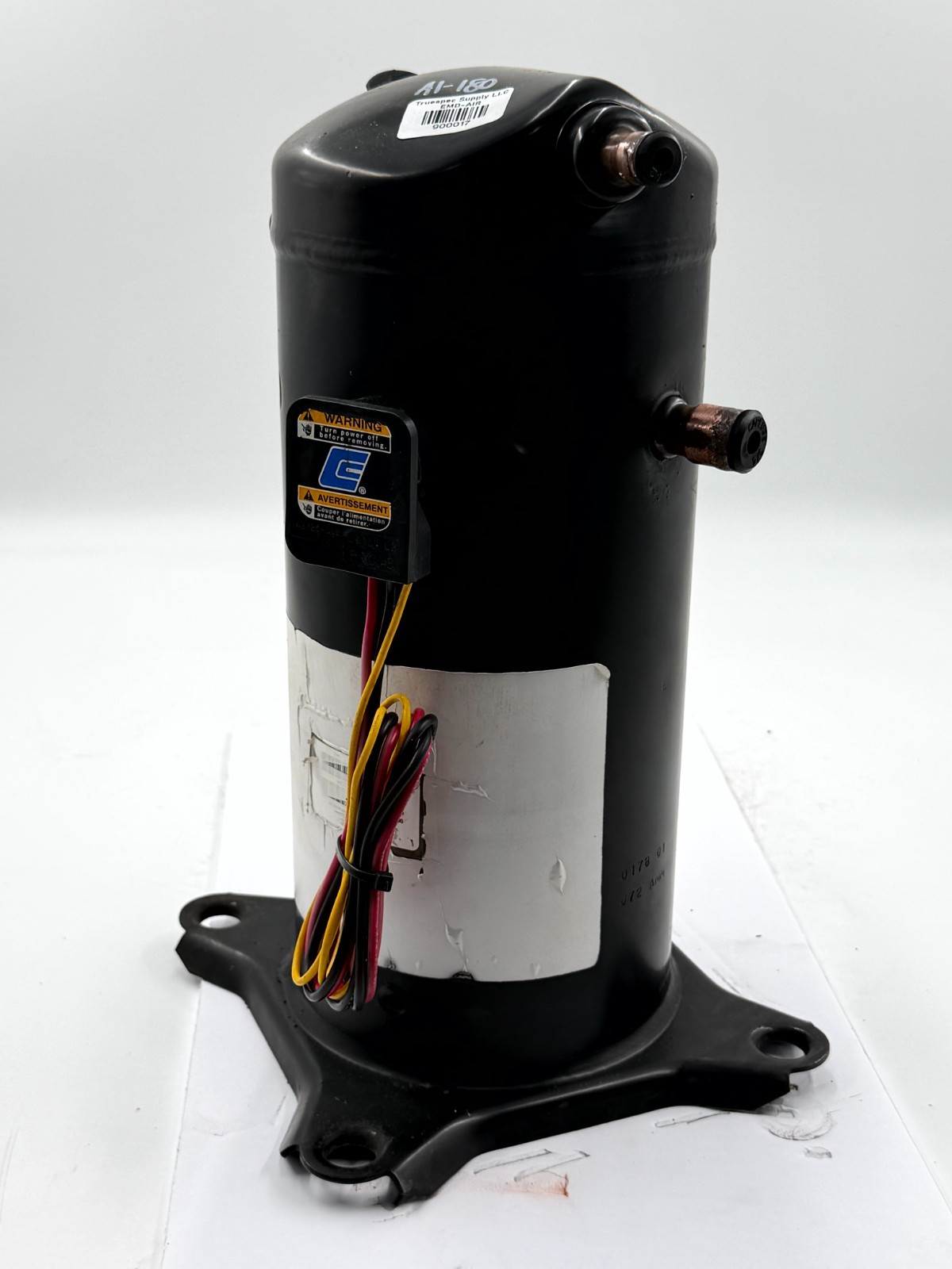 Copeland ZR32K3-PFV-130 Scroll Compressor 2.5-3 Ton 208/230V 1PH 32600 BTU R-22