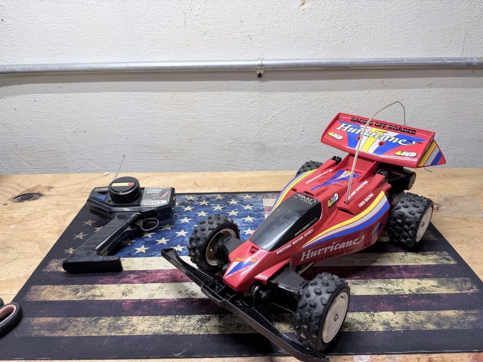 Nikko Hurricane Racing RC Car Vintage Remote Control Car Nikko Hurricane Racing RC Car Vintage Remote Control Car
