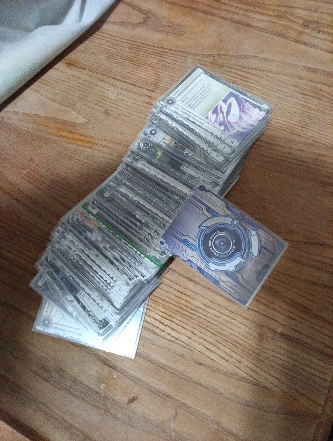 X65 Android Netrunner Cards/Deck Double Sleeved Comes In random Deck Box NM X65 Android Netrunner Cards/Deck Double Sleeved Comes In random Deck Box NM