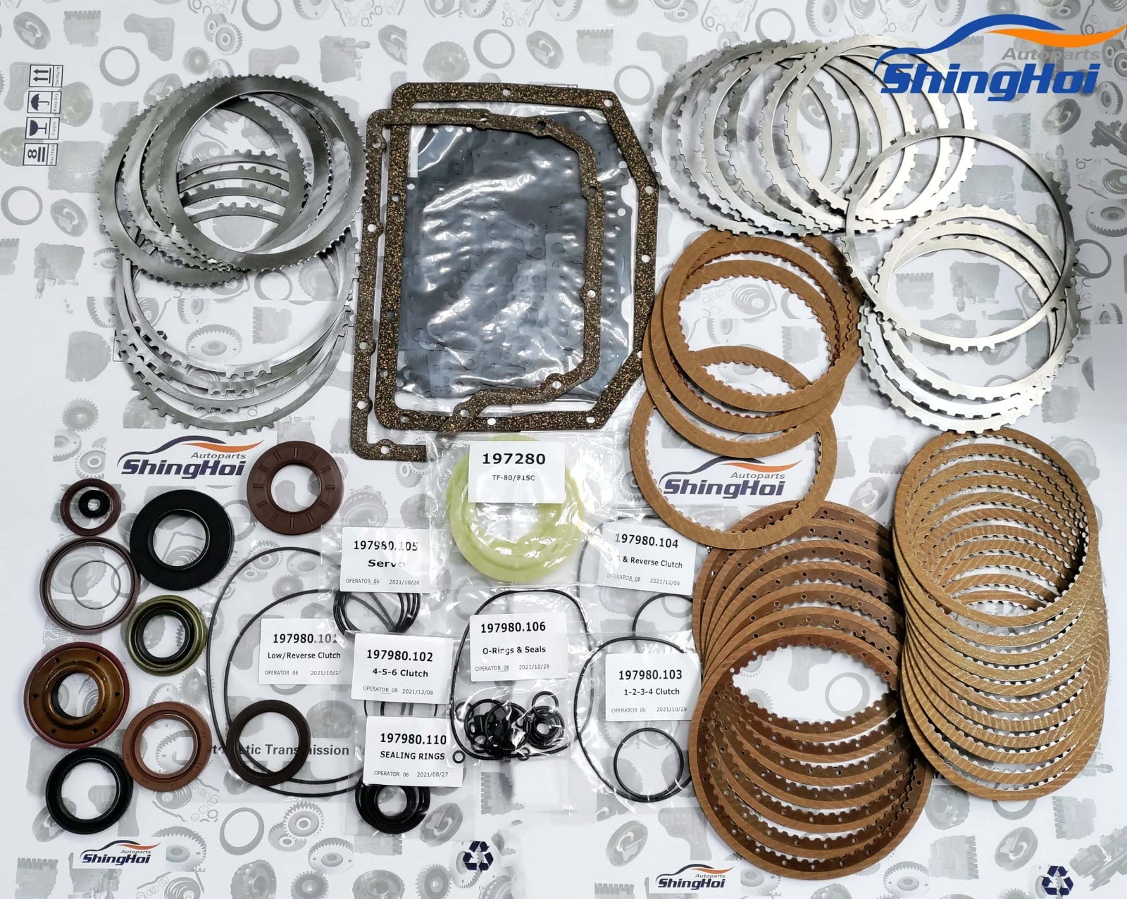 TF80-SC TF81-SC AF40 Transmission Master Rebuild Kit