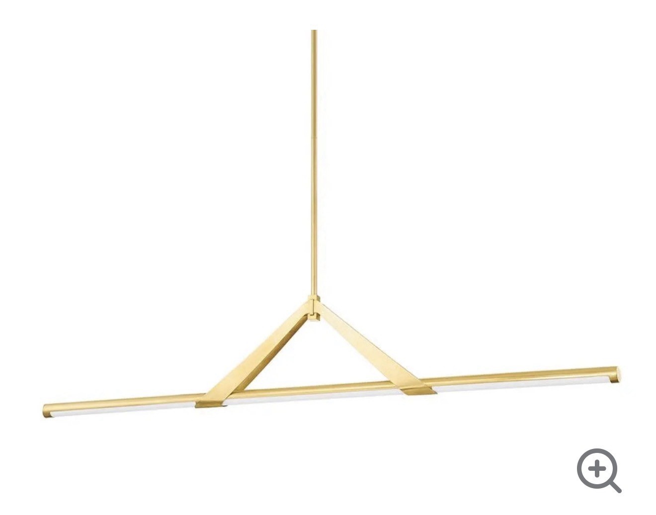 Hudson Valley Lighting Jonas 6 Wide LED Linear PENDANT-3060-AGB New Open Box