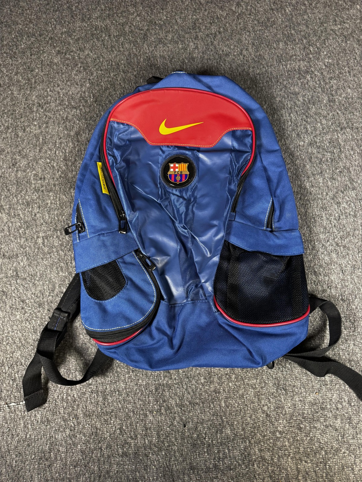 FC Barcelona Backpack Mens One Size Blue Soccer Football Nike Sling Bag
