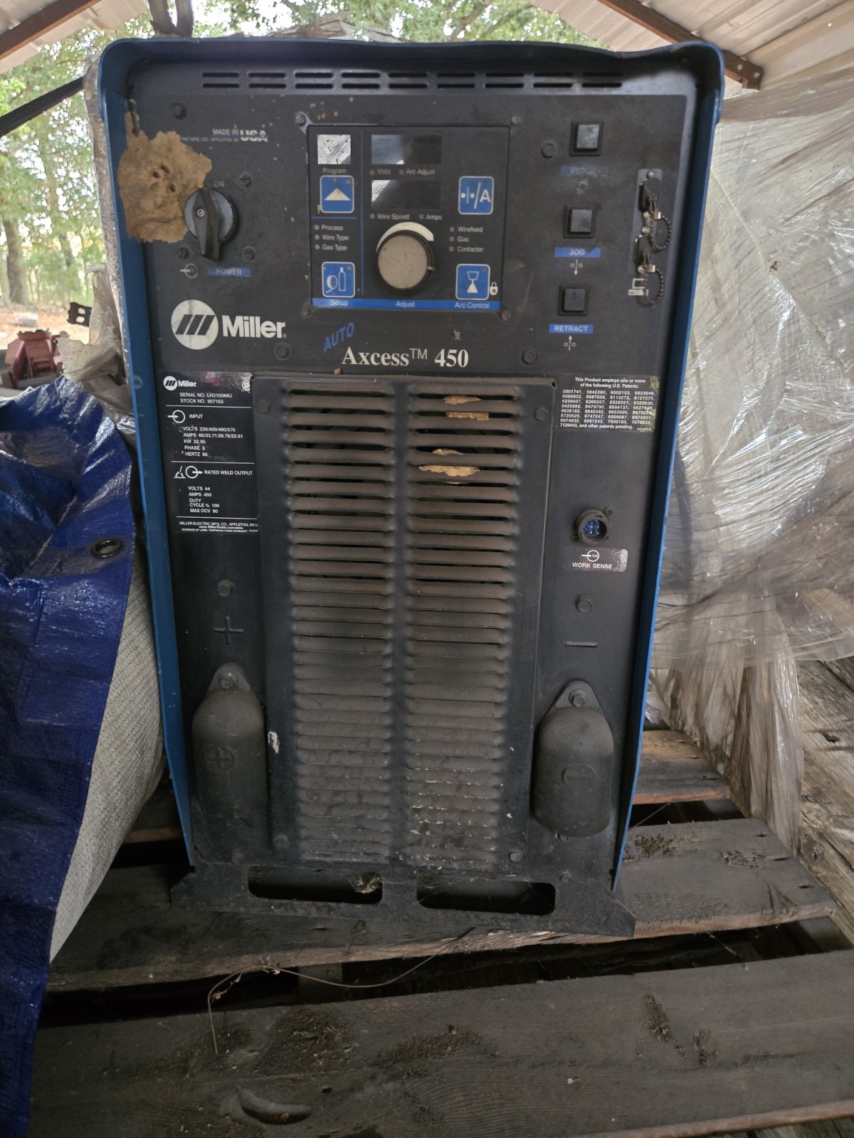 MILLER AUTO AXCESS 450 WELDER USED TESTED WORKING