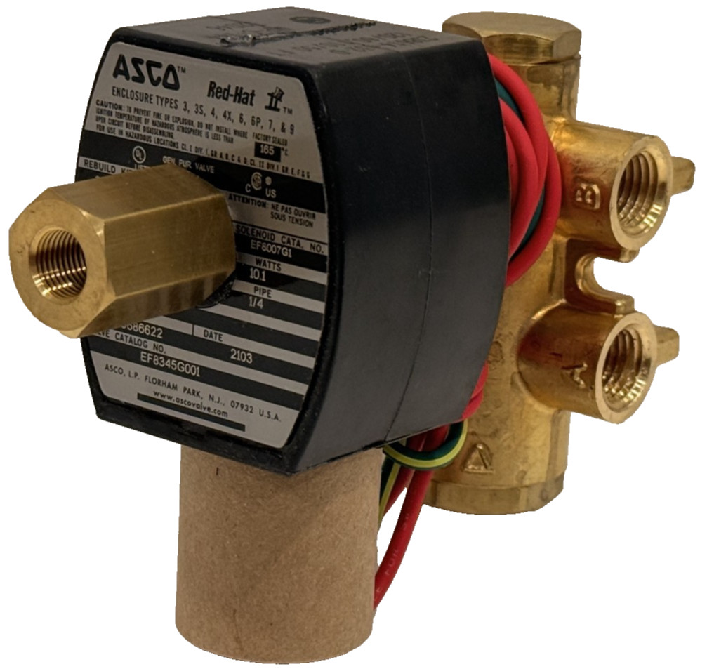 NEW ASCO EF-8345-G001 SOLENOID VALVE EF8345G001 NEW ASCO EF-8345-G001 SOLENOID VALVE EF8345G001