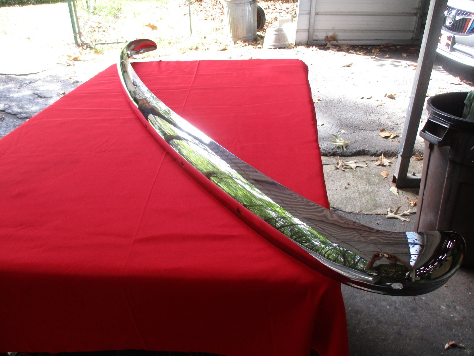 NOS Triumph TR4 TR4A Chrome Front Bumper Made in England New Old Stock