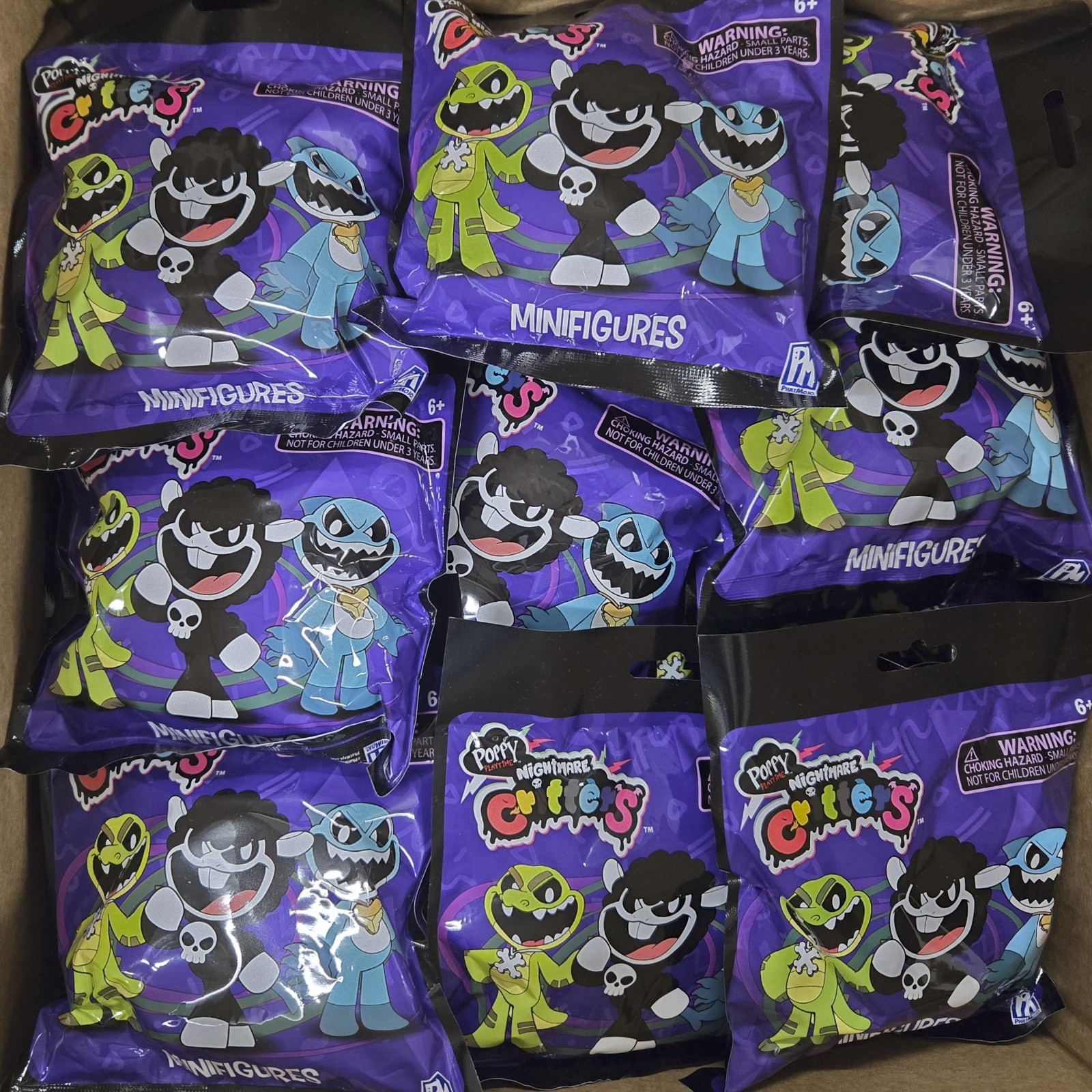 Poppy Playtime Nightmare Critters Minifigures - Lot of 90 Sealed Blind Bags Poppy Playtime Nightmare Critters Minifigures - Lot of 90 Sealed Blind Bags