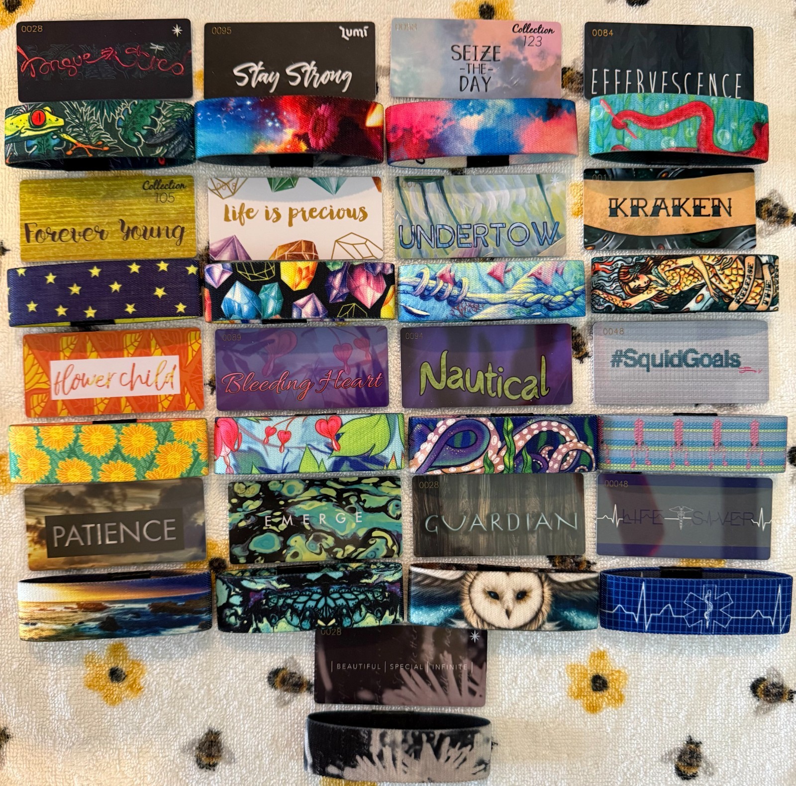 Zox Wristbands - NEW - **Number 1\'s  &  GOLD**