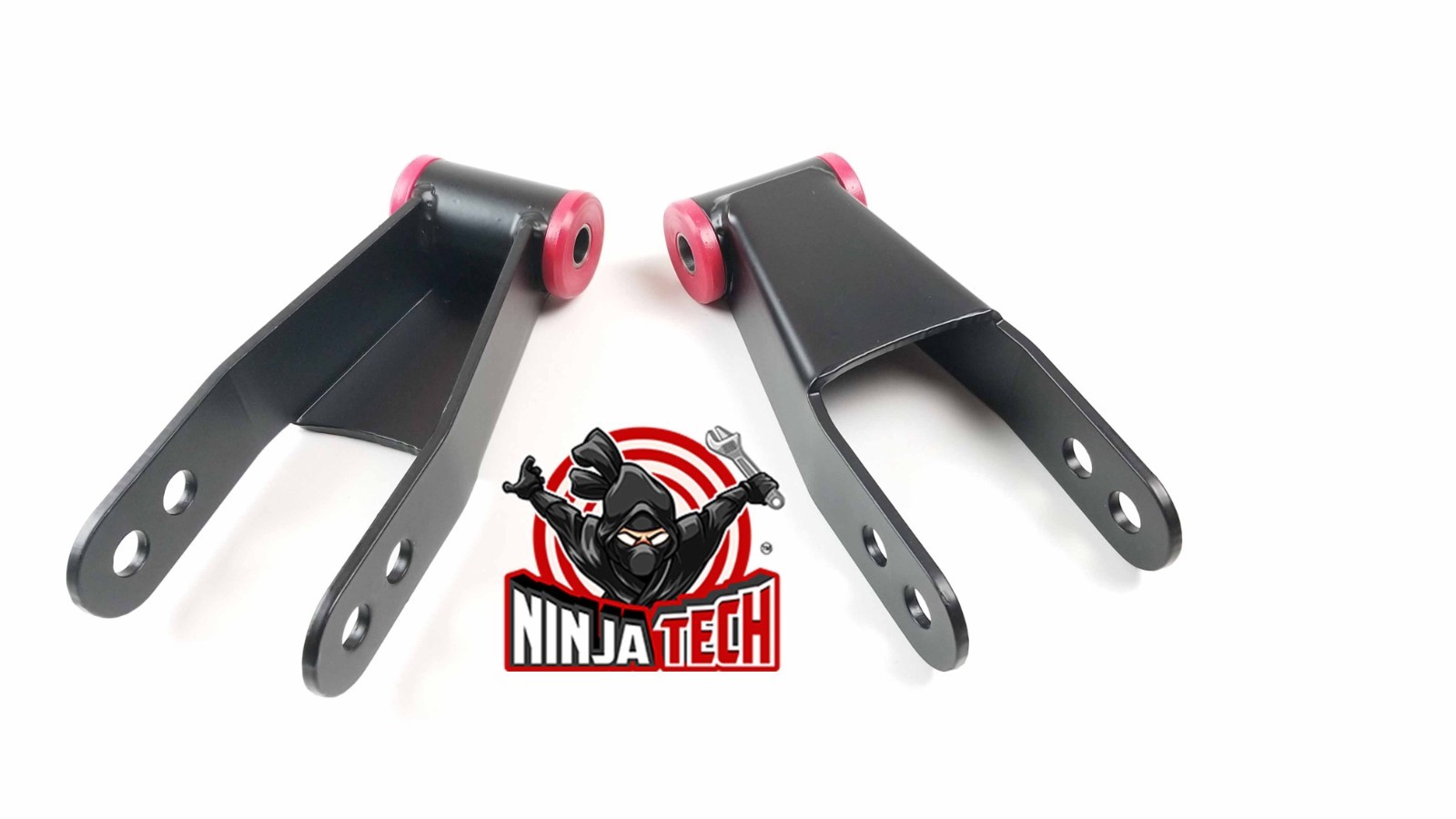 Fits 2017-2025 Ford F250 F350 Pickups Lowering Drop Shackles 1.5 Fits 2017-2025 Ford F250 F350 Pickups Lowering Drop Shackles 1.5