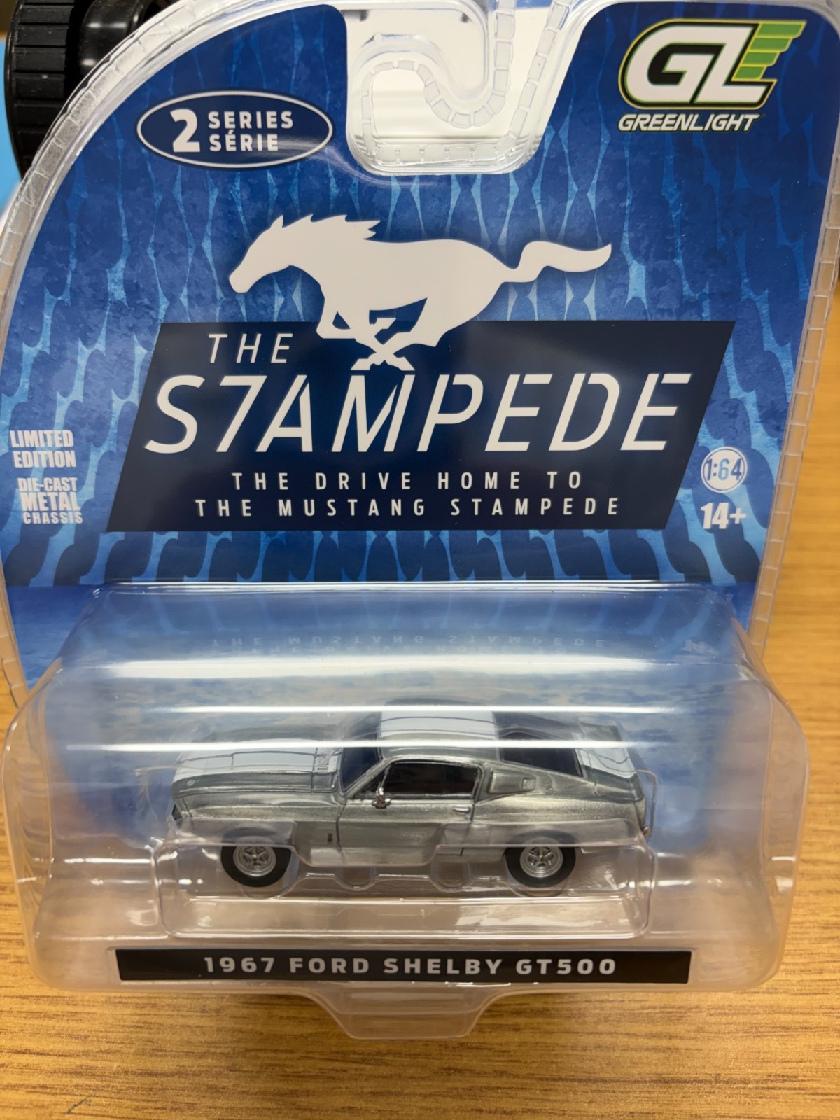 GREENLIGHT CHASE RAW 1967 FORD SHELBY GT500 STAMPEDE SERIES 2