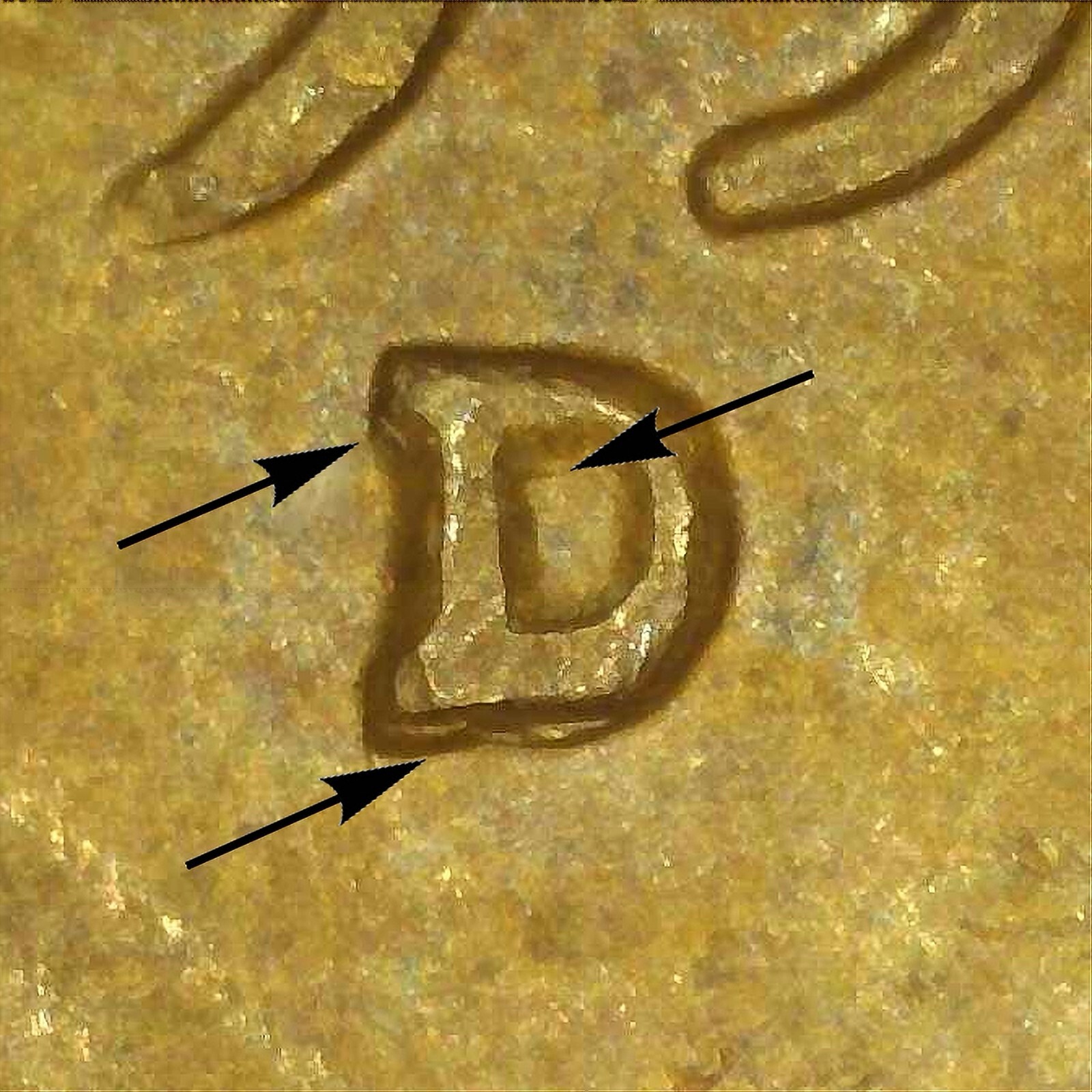 1955 D/D South ~ Lincoln Wheat Cent ~ RPM-001 ~ RE-PUNCHED Mint Mark ~ ERROR 1955 D/D South ~ Lincoln Wheat Cent ~ RPM-001 ~ RE-PUNCHED Mint Mark ~ ERROR