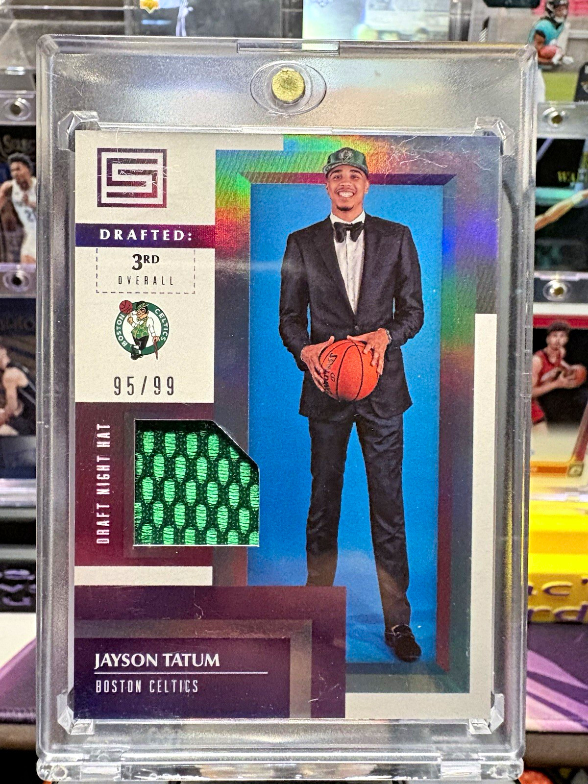 Panini 2017-18 Status Jayson Tatum Draft Night Hats #DH-JTT /99 RC Celtics
