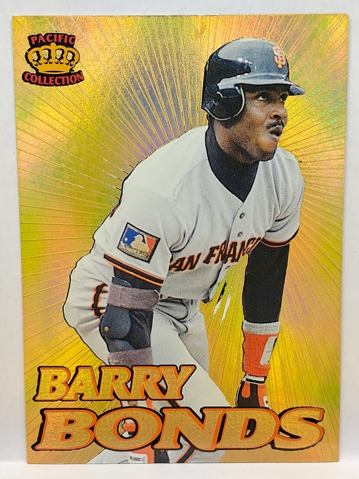 1995 Pacific Crown Collection - Gold Prisms Barry Bonds #13 (P2)