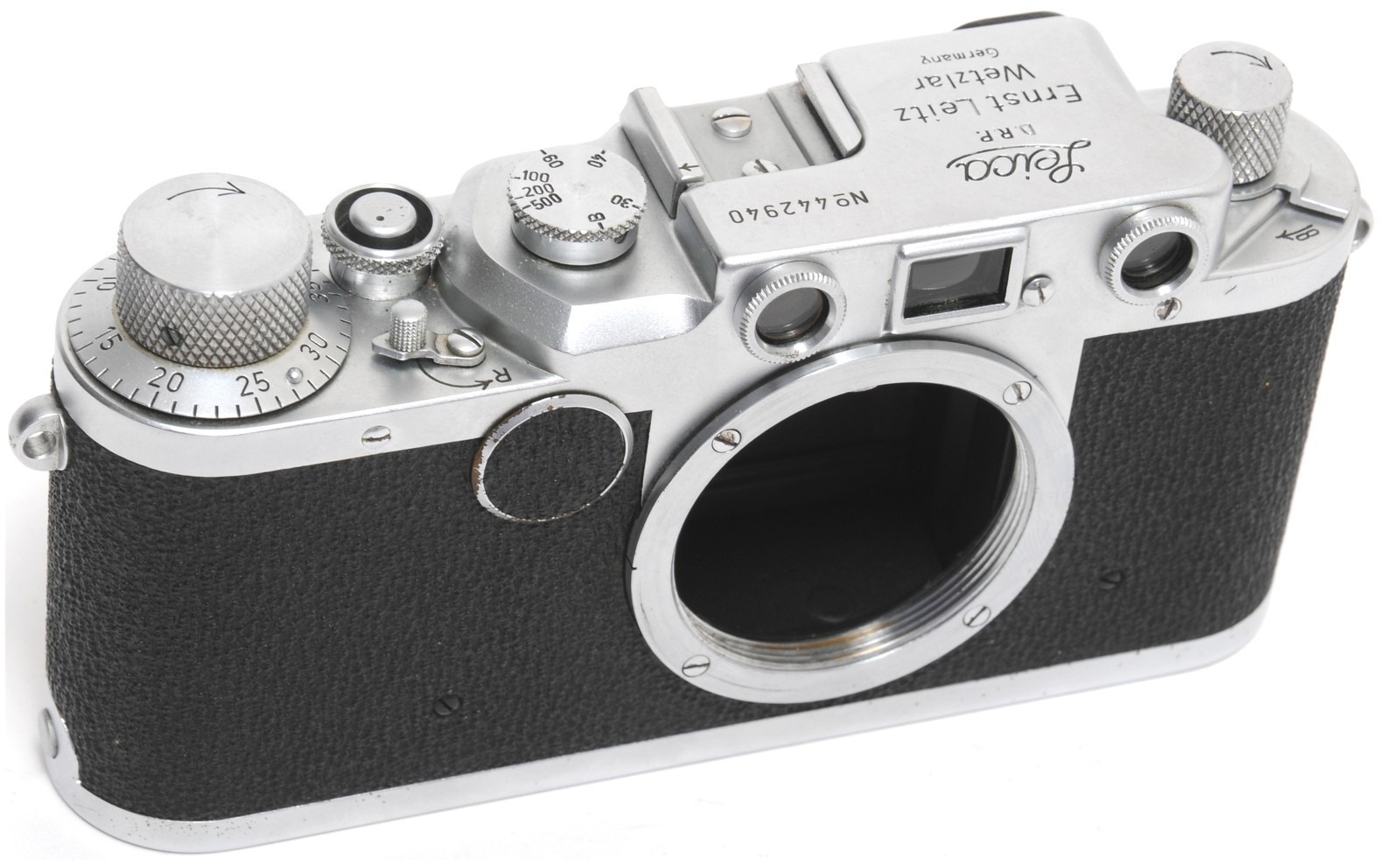 Leica IIc camera body sharkskin M39 Screw Mount NOTTESTED Rangefinder Analog f