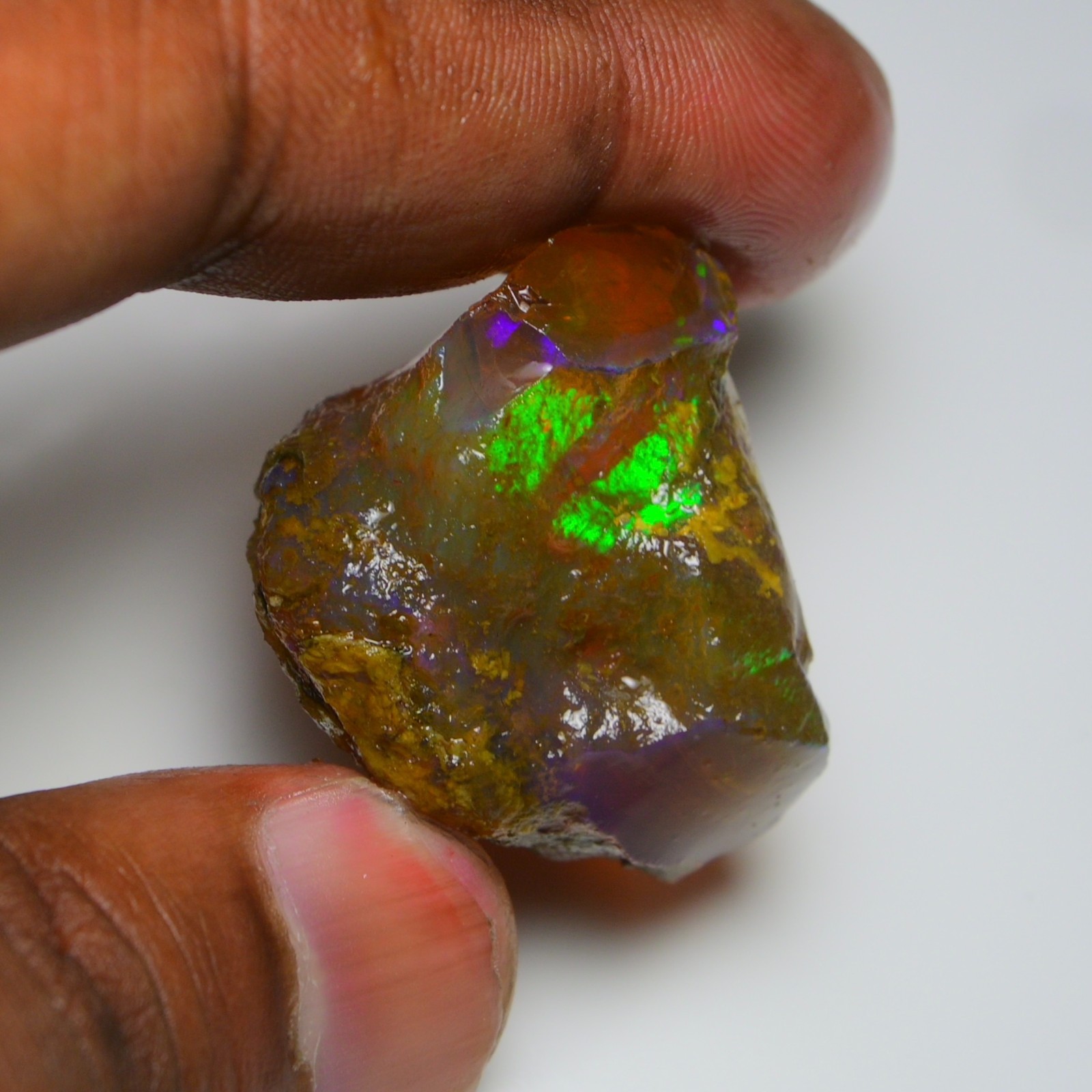 Large Opal Rough 106.60 Carat Natural Ethiopian Oil Opal Raw, Fire Opal Gemstone Large Opal Rough 106.60 Carat Natural Ethiopian Oil Opal Raw, Fire Opal Gemstone
