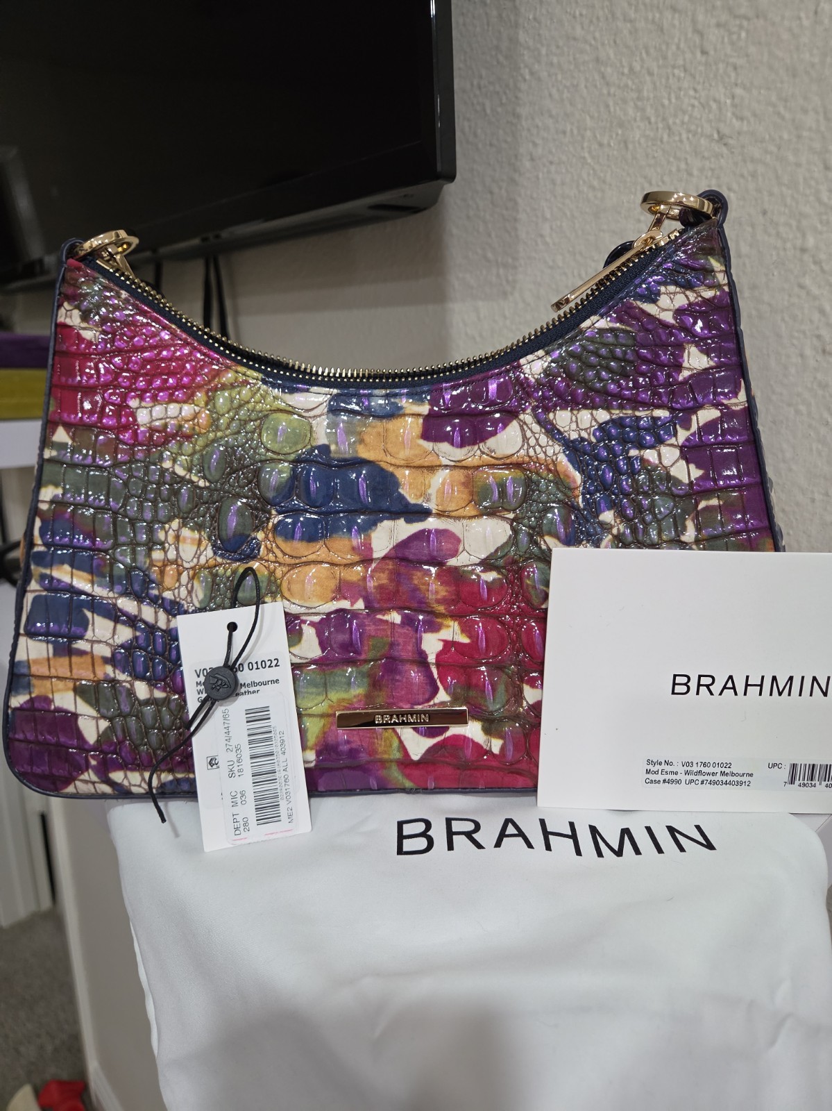 Brahmin Esme Wildflower Nwt