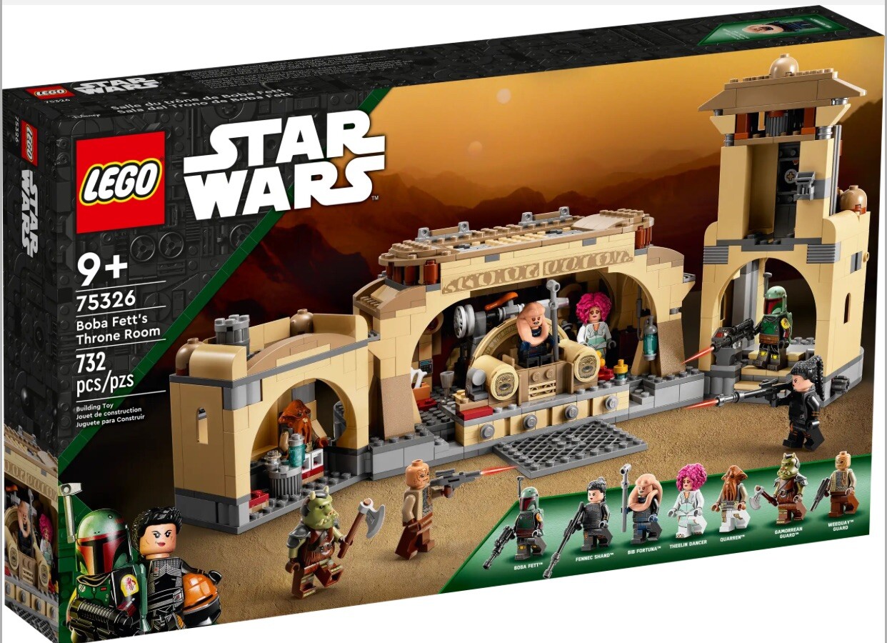 *BRAND NEW*  Lego Star Wars Boba Fett\'s Throne Room #75326 *RETIRED*