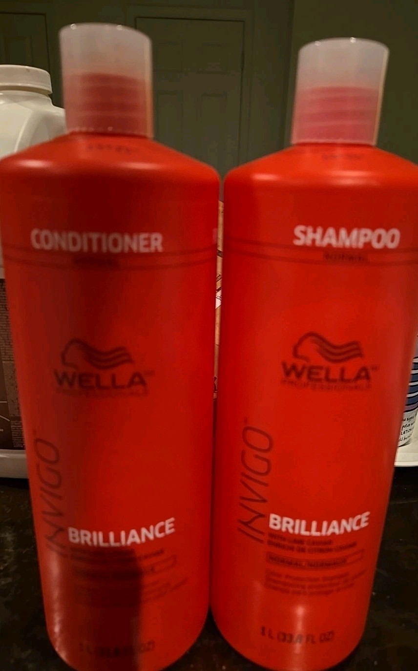 Wella Invigo Brilliance Shampoo Conditioner 33oz Duo -pick Normal/Fine 