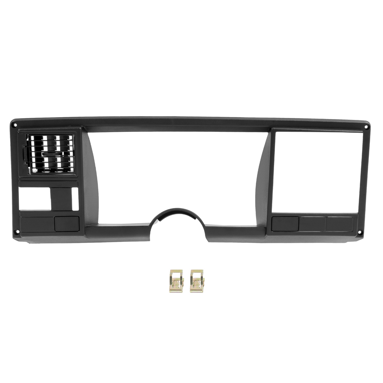 Black/Gray Dash Bezel Dashboard Trim For 88-94 Chevy Silverado GMC Sierra Truck