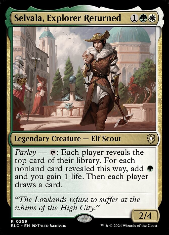 Selvala, Explorer Returned 0259 Rare Non Foil Bloomburrow Commander MTG NM