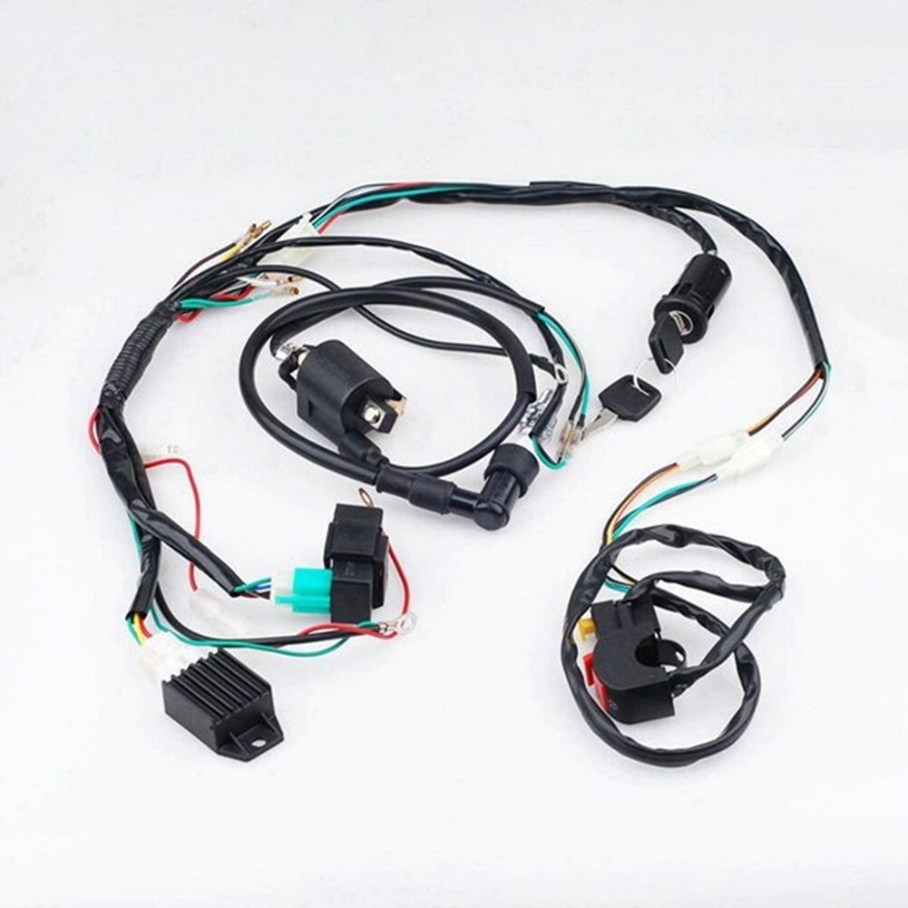 Performance Upgrade Wiring Harness for CDI Ignition Coil For 50cc 70cc 90cc