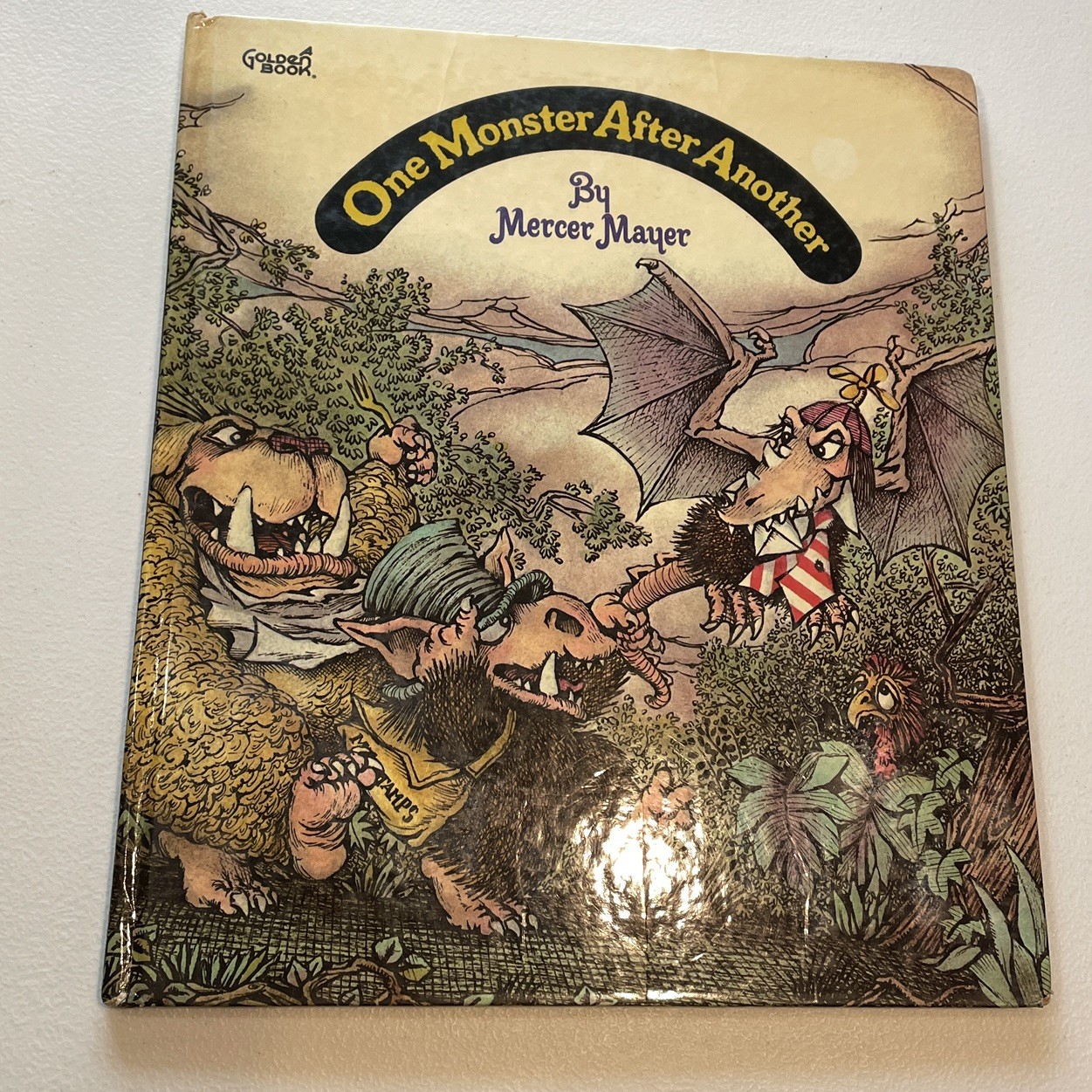 Vintage One Monster After Another Mercer Mayer 1974 Hardcover 1st Printing
