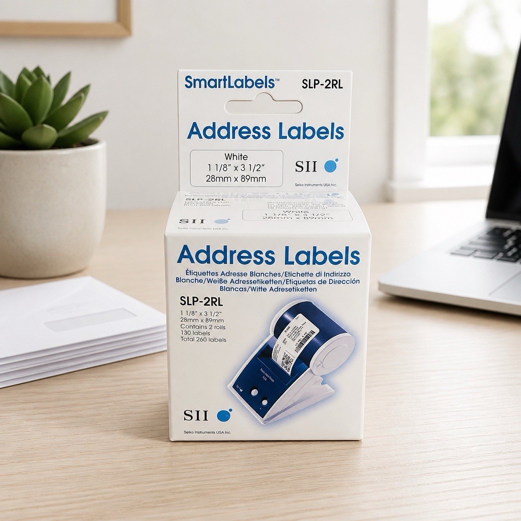 Seiko Instruments Address Labels Smart Label Printers (SLP-2RL) 1 1/8” X3.5”