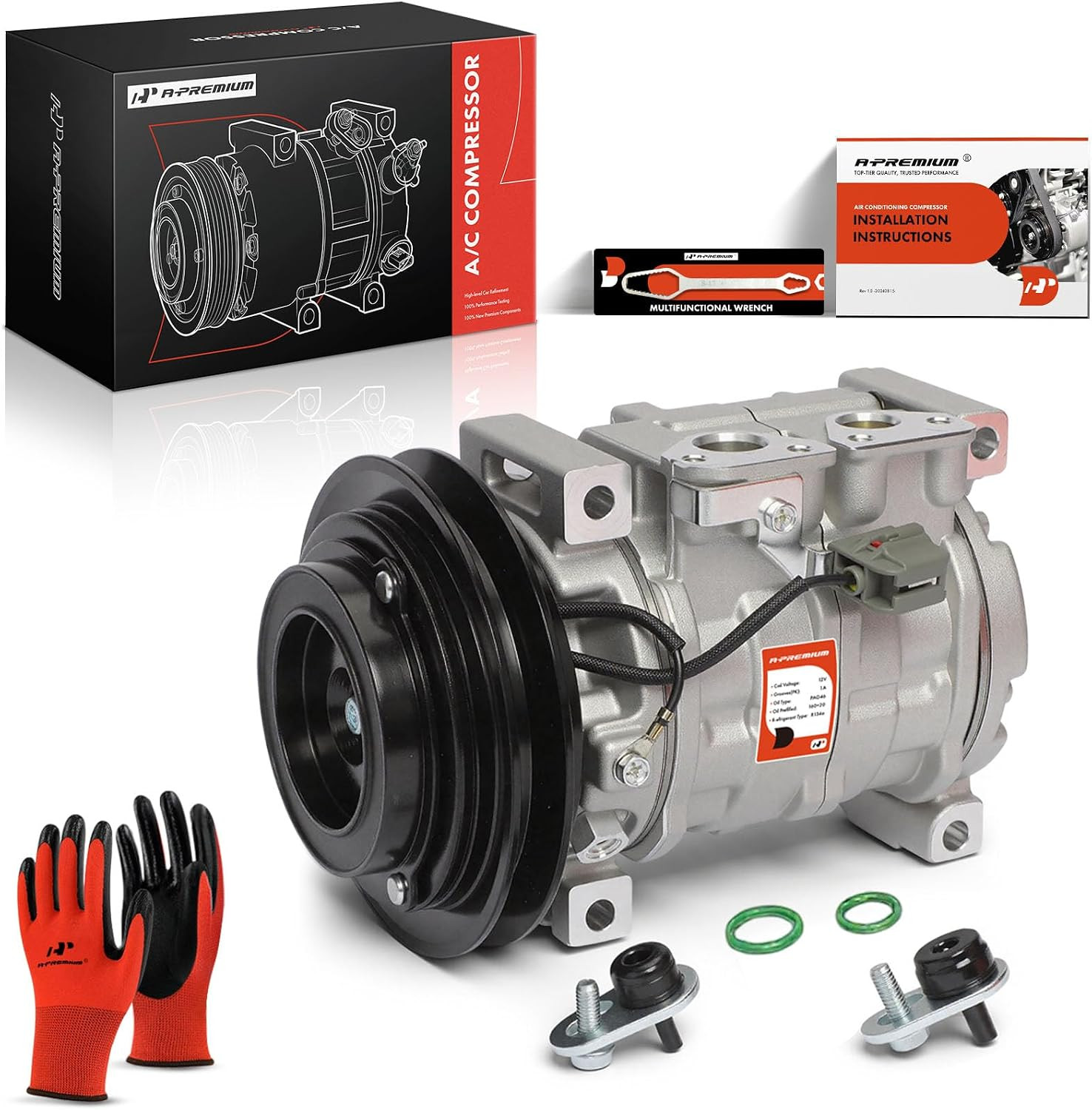 2005-2018 Hino 145 165 185 258ALP 268A 258LP 308 338 338CT 358 AC Compressor