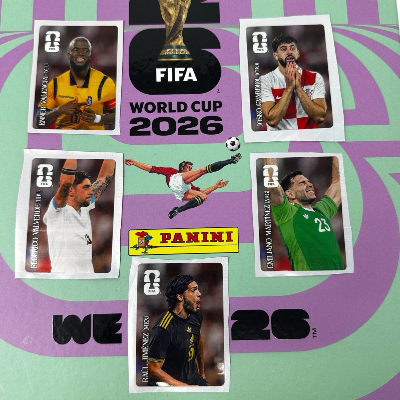 Panini FIFA World Cup 2026 Coca-Cola Stickers LATIN AMERICA Exclusive Set
