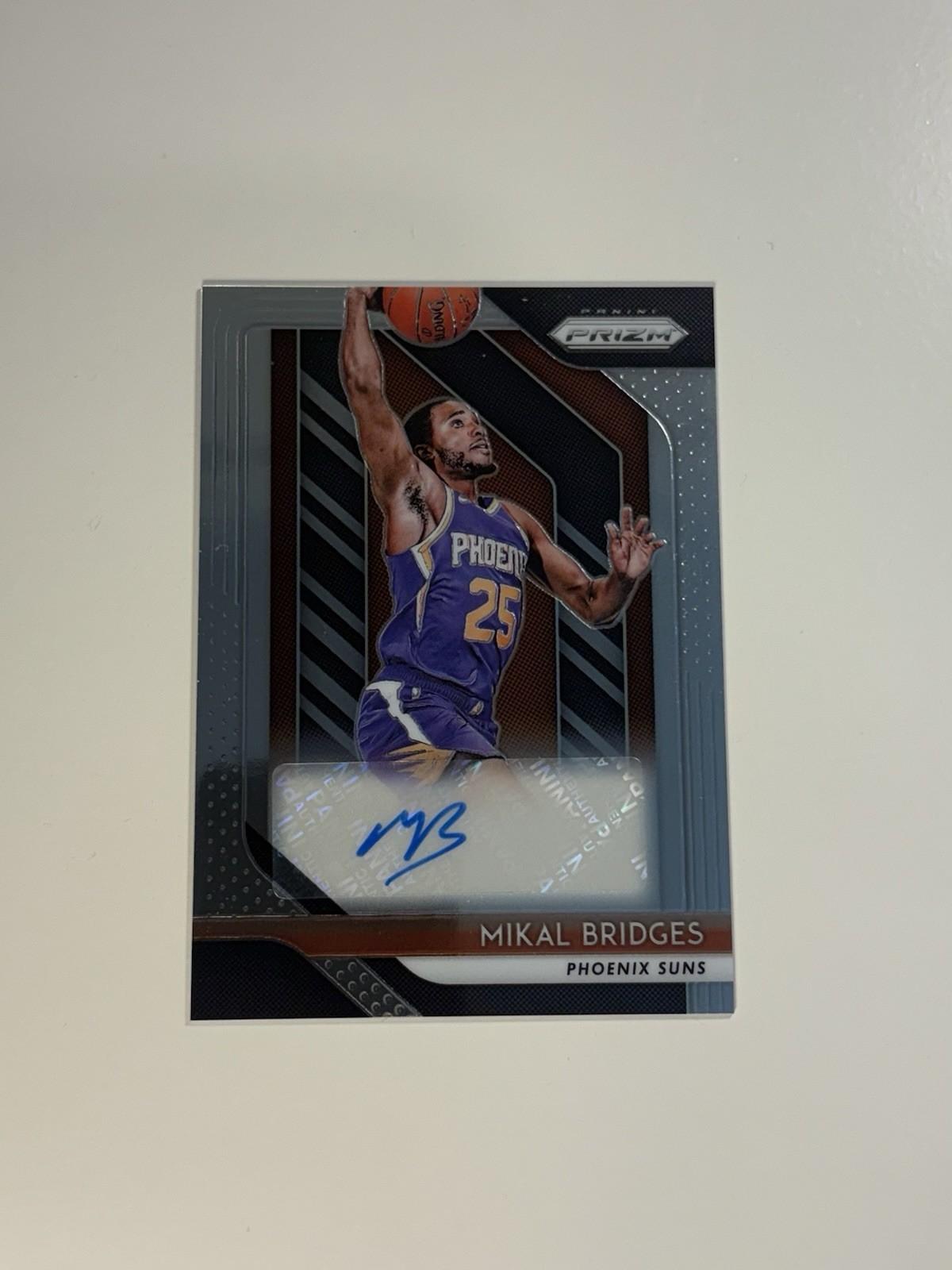 2018-19 Panini Prizm Mikal Bridges Rookie Signatures Rookie RC Prizm Auto Knicks