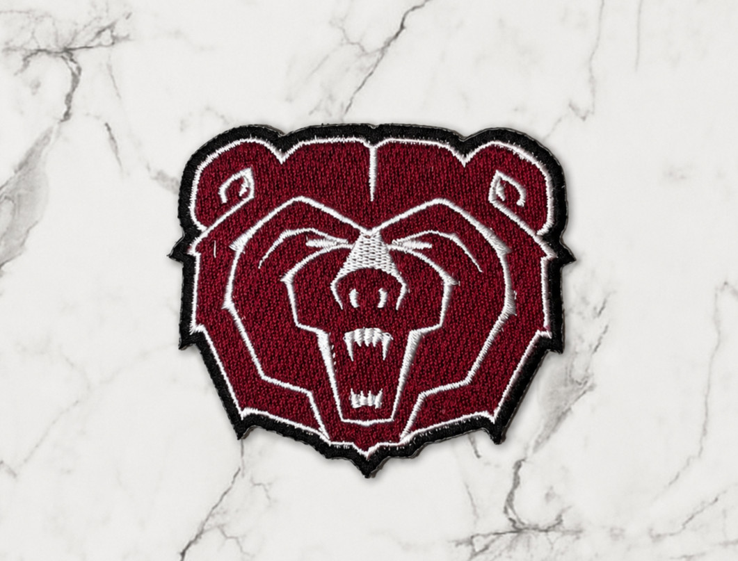 MISSOURI STATE BEARS NCAA EMBROIDERED IRON ON PATCH 2.75 MISSOURI STATE BEARS NCAA EMBROIDERED IRON ON PATCH 2.75