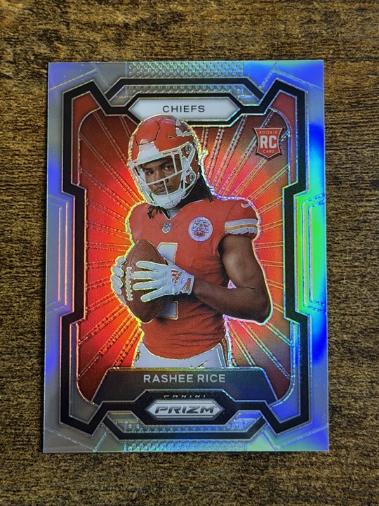 2023 Panini Prizm Rookie Variation Rashee Rice #326 Silver Prizm Chiefs RC SSP 2023 Panini Prizm Rookie Variation Rashee Rice #326 Silver Prizm Chiefs RC SSP
