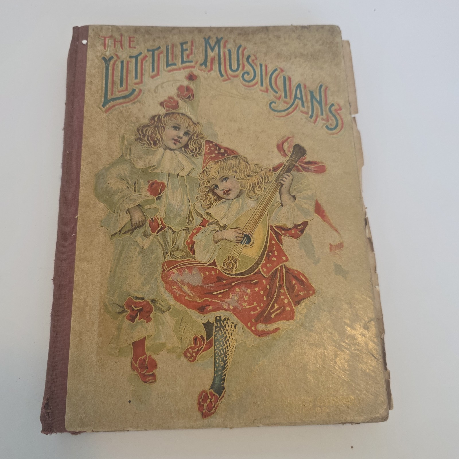 ULTRA RARE ANTIQUE (1899) The Little Musicians - W.B. Conkey Co. Childrens Book