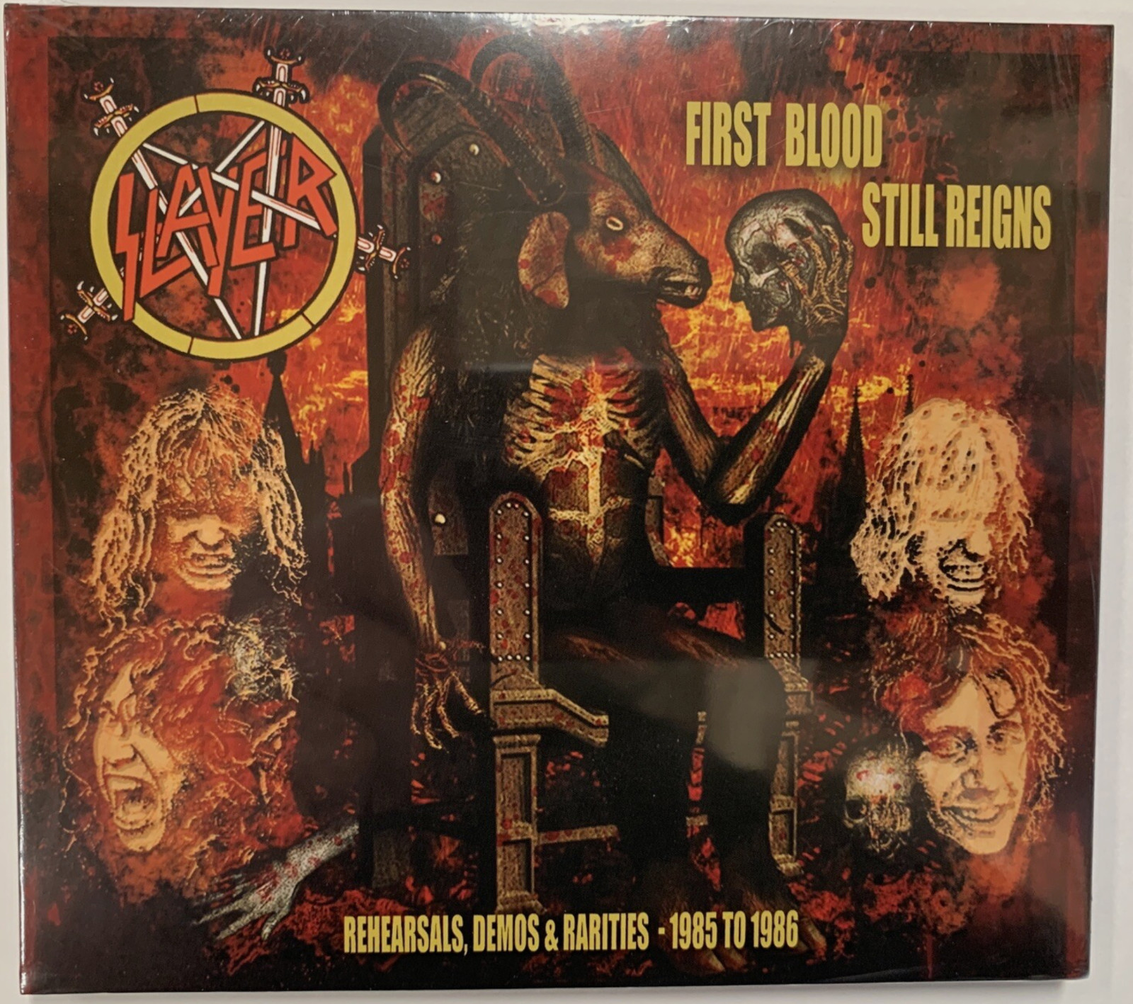 SLAYER First Blood Still Reigns Rehearsals, Demos & Rarities 1985 To 1986 CD NEW SLAYER First Blood Still Reigns Rehearsals, Demos & Rarities 1985 To 1986 CD NEW