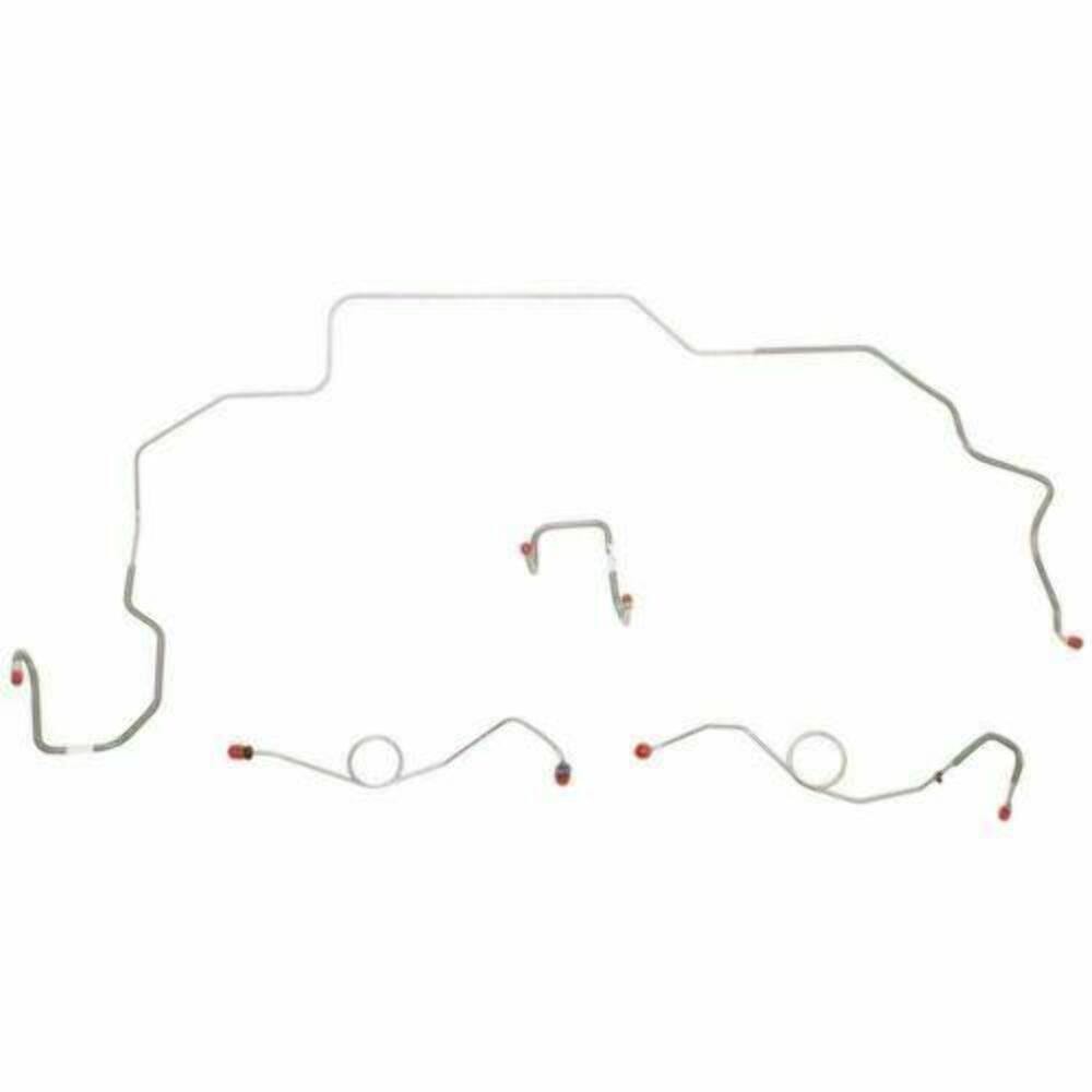 For 1968-70 Dodge Coronet Front Brake Line Kit Drum Brakes 4 Lines RKT6801OM