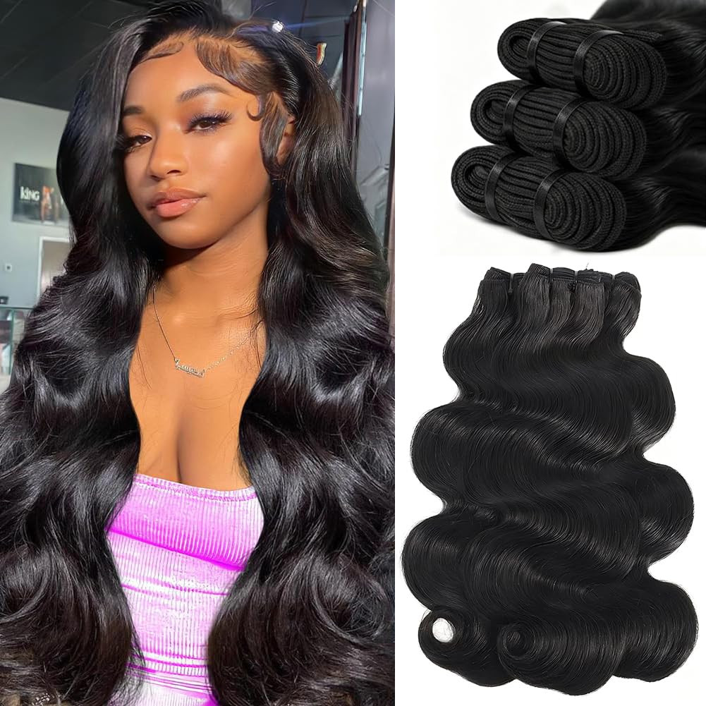 15A Human Hair Bundles Raw Indian Body Wave Bundles Human Hair,18 20 22 Inch 100