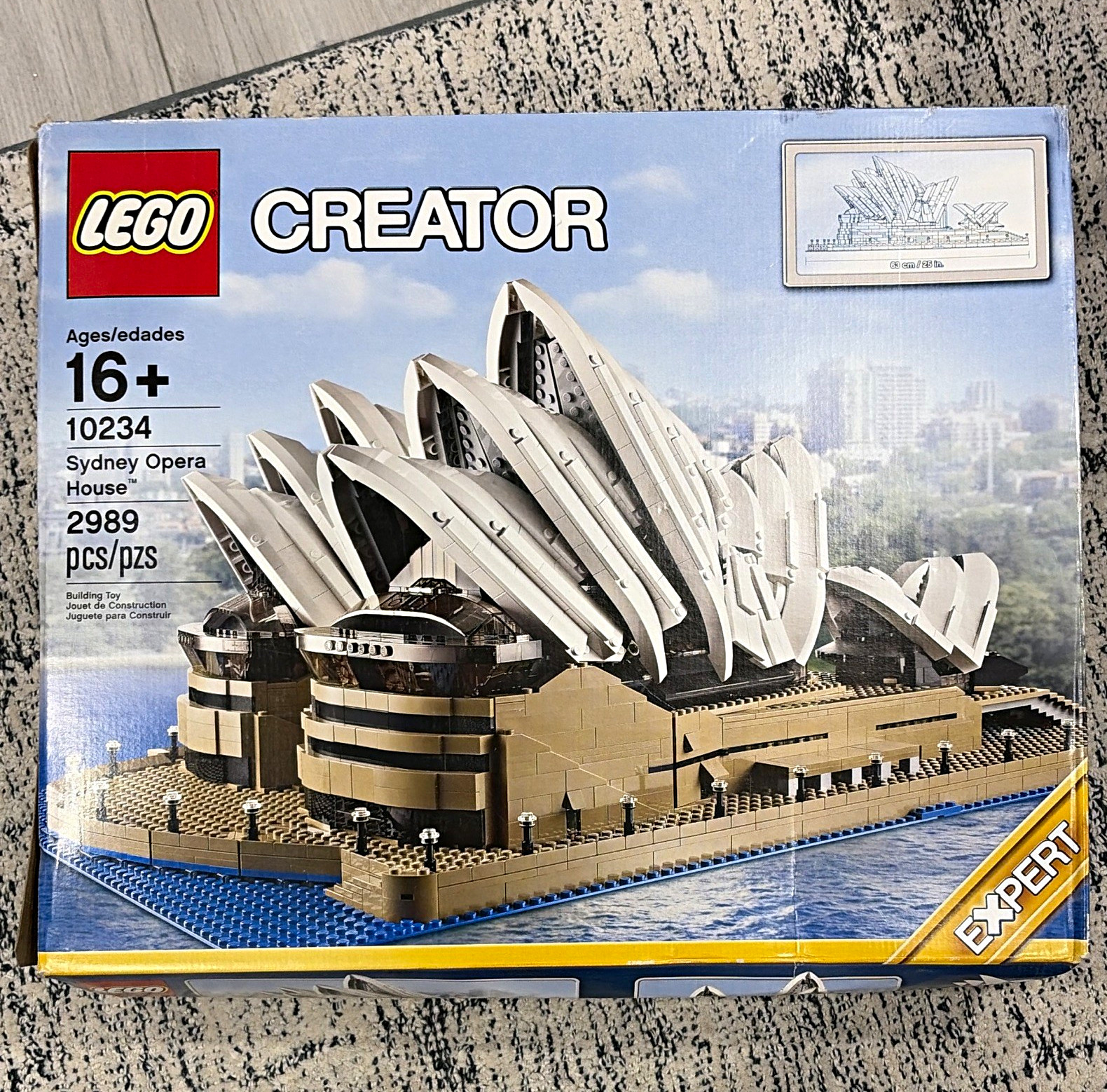 LEGO Creator 10234 Sydney Opera House 2989pcs Set Limited Edition 16+ LEGO Creator 10234 Sydney Opera House 2989pcs Set Limited Edition 16+