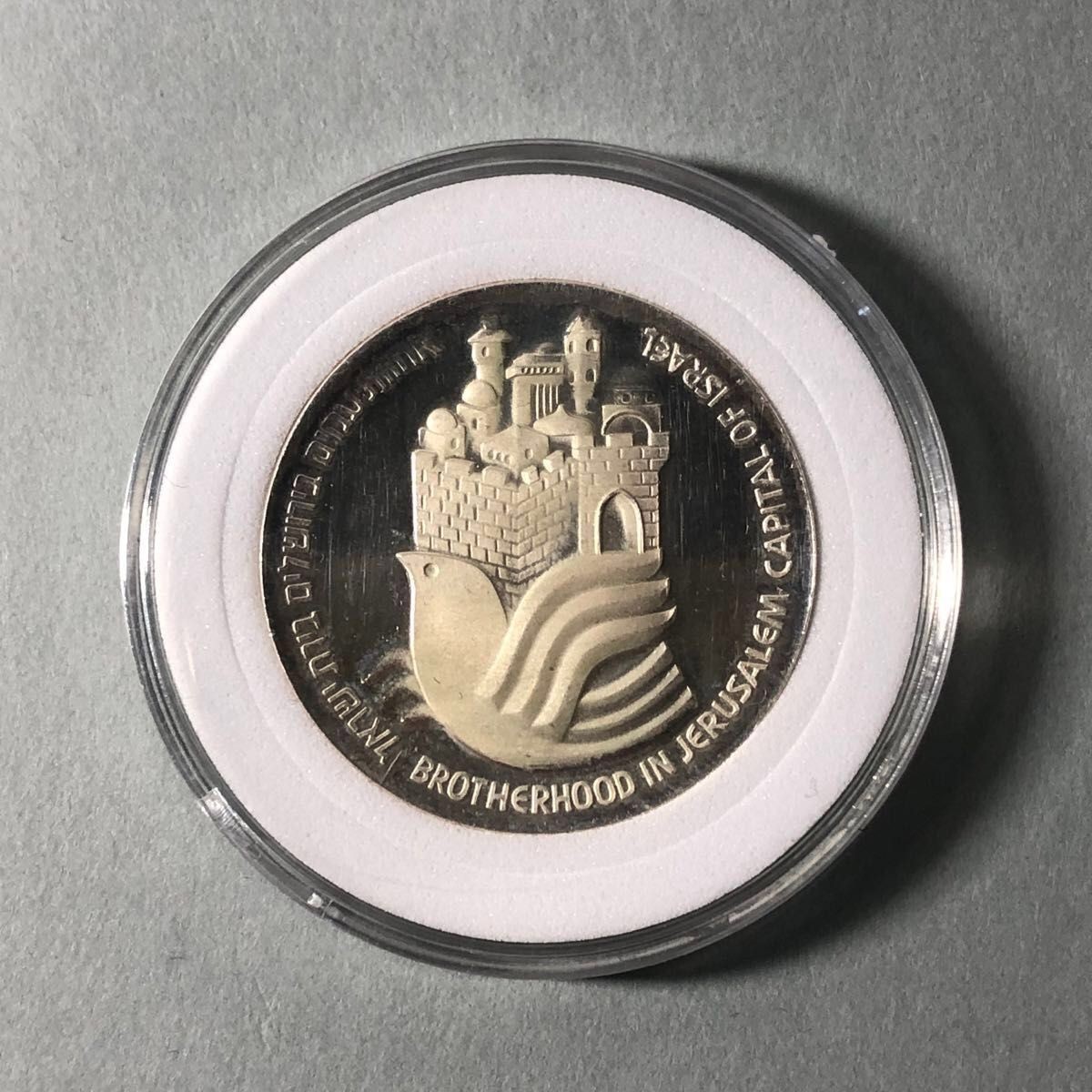 Medal 1977 Israel 25 Lilot Silver Coin 29th Anniversary of Independence Proof