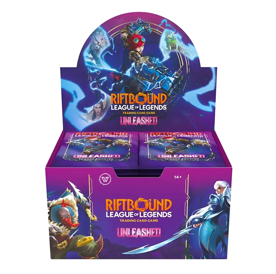 Riftbound League of Legends TCG Booster Box UNLEASHED - ENG PREORDER 08/05/2026 Riftbound League of Legends TCG Booster Box UNLEASHED - ENG PREORDER 08/05/2026
