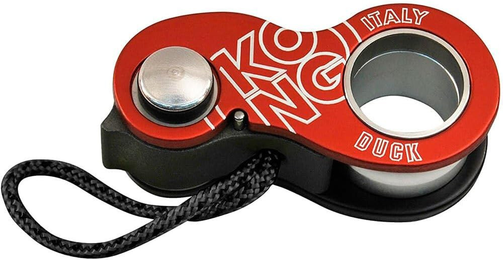 KONG Italy Duck Rope Clamp/Ascender - Red/Black KONG Italy Duck Rope Clamp/Ascender - Red/Black