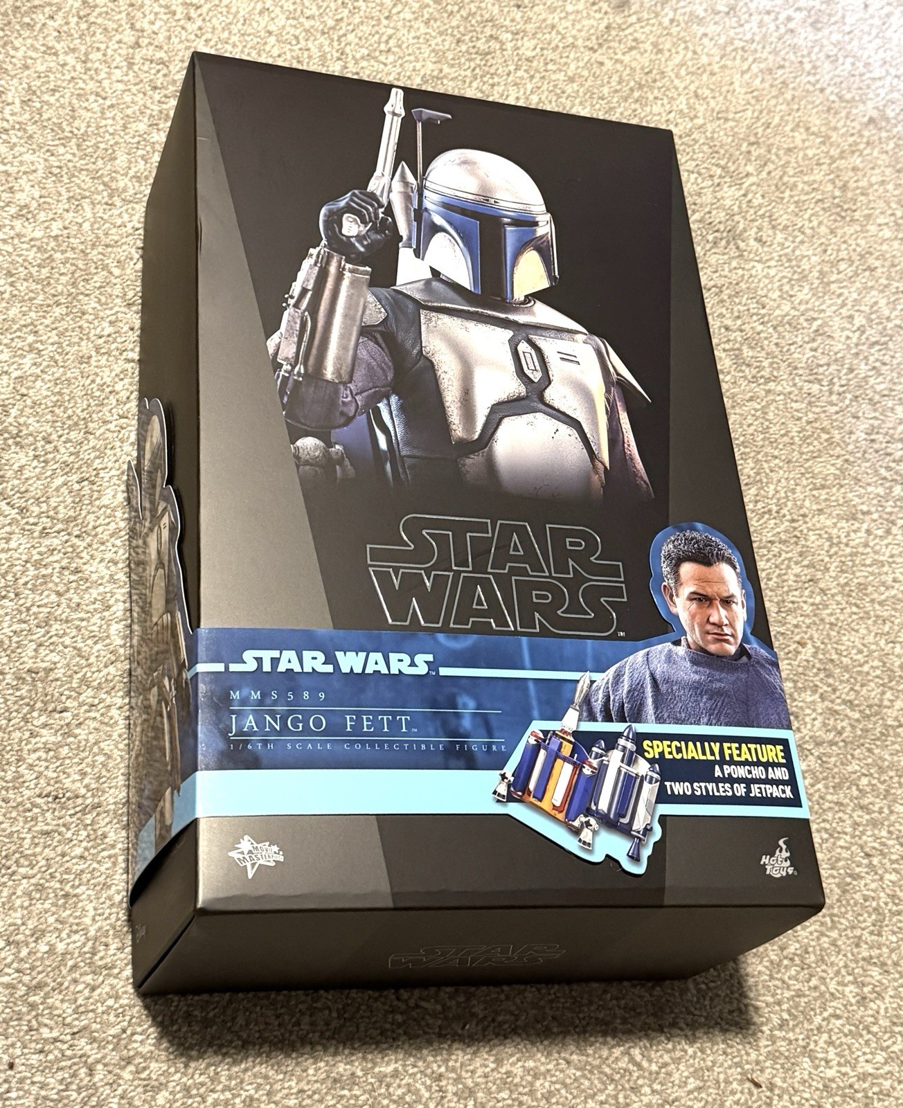 Hot Toys Star Wars Jango Fett 1/6th Collectible Figure Movie Masterpiece MMS589 Hot Toys Star Wars Jango Fett 1/6th Collectible Figure Movie Masterpiece MMS589
