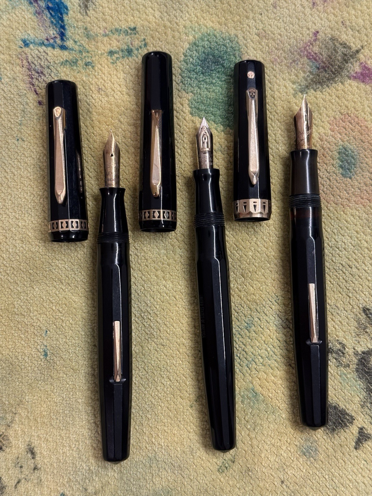 Vintage Wahl Eversharp Doric Adjustable Nib Flex Nib Lot