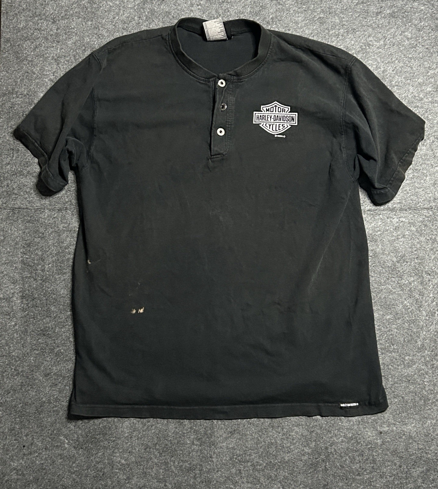 Vintage Harley Davidson Henley Dated 1999