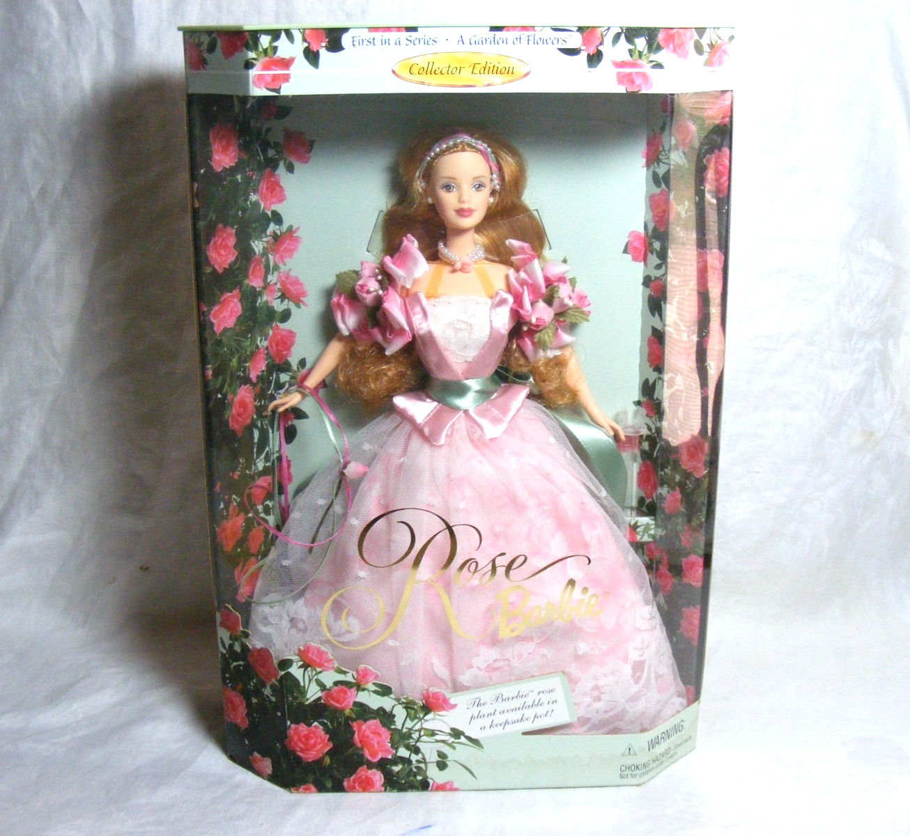 Barbie Collectable 1998 Rose Barbie Mattel #22337 F-1
