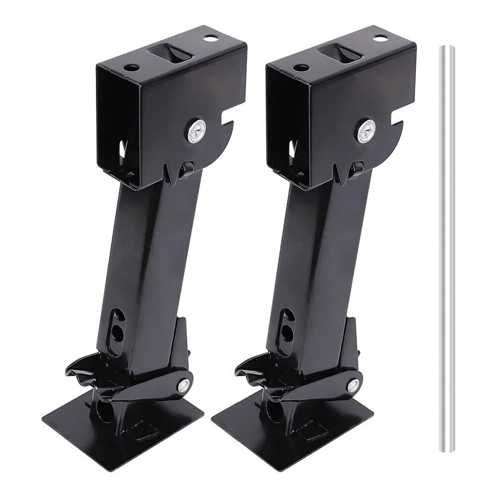 2 Pack Trailer Swing Down Folding Stabilizer Jacks Set 2000lb RV