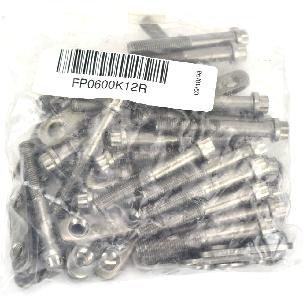Agilent Varian FP0600K12R CF Flange Bolt Kit 5/16-24 12pt UHV SS Hardware