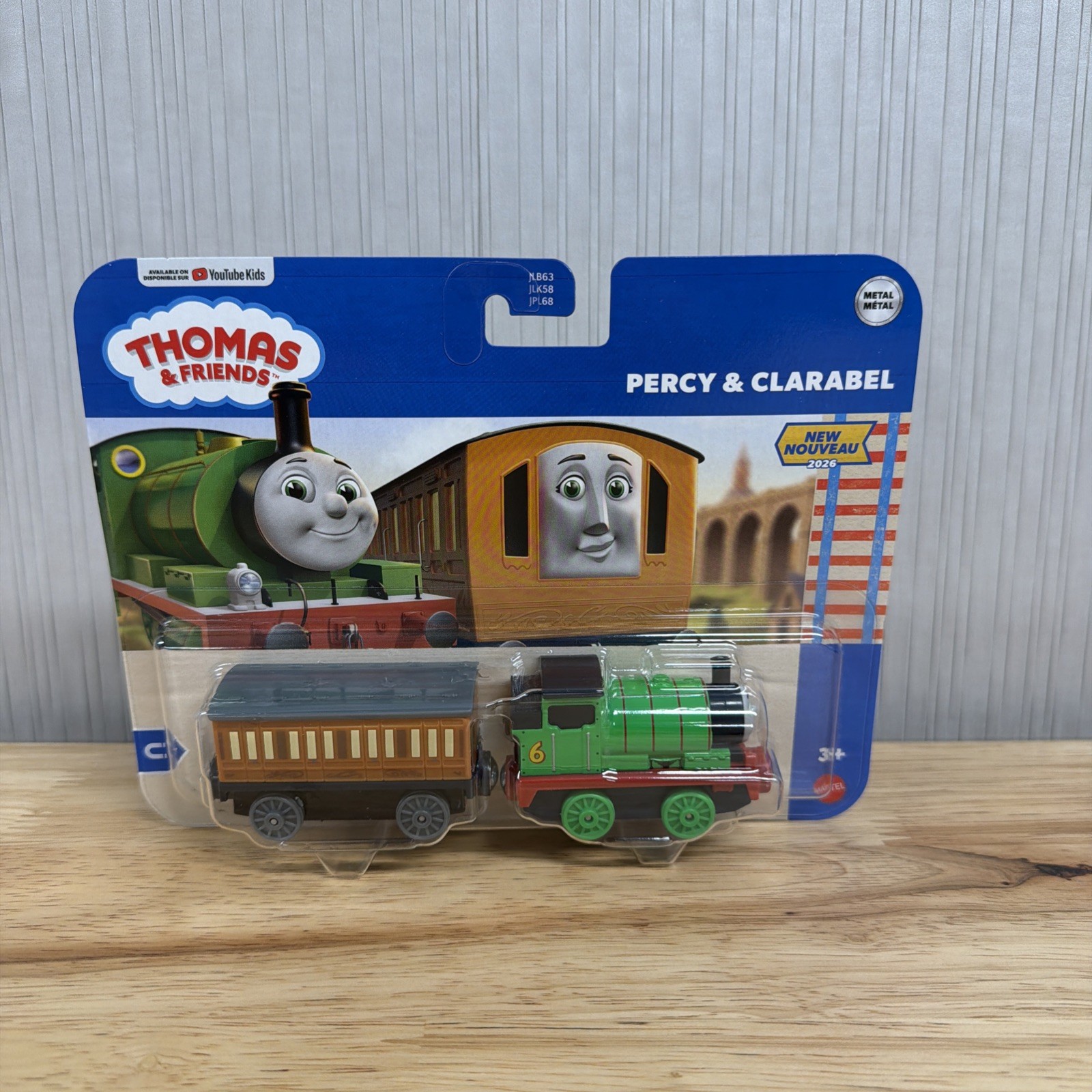 Thomas & Friends 2026 Percy & Clarabel – Metal Diecast Train Set NEW/NIP