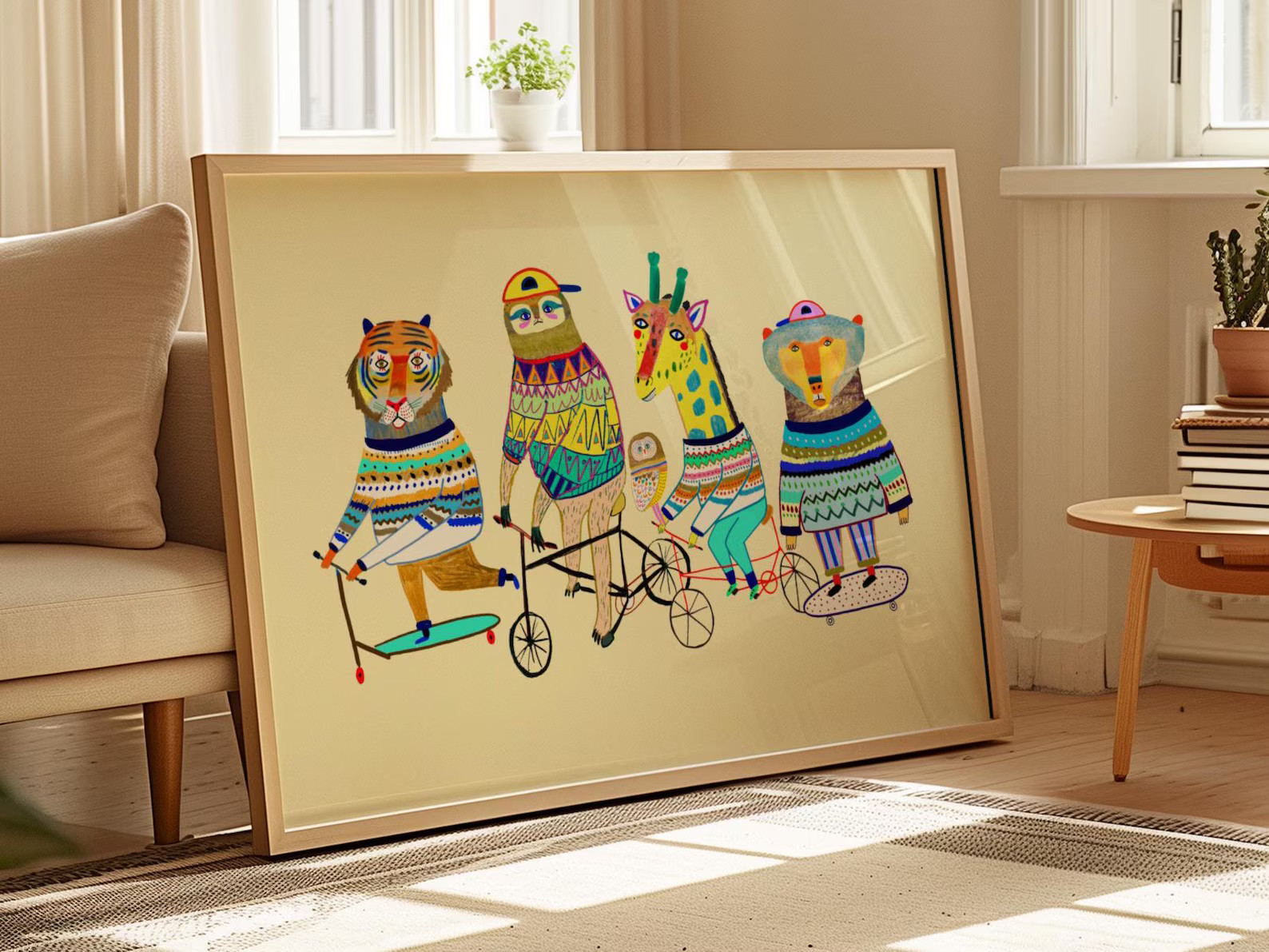 Coolest Kids Art Print Kids Wall Art Gift For Children Bright 12x18\ Coolest Kids Art Print Kids Wall Art Gift For Children Bright 12x18\