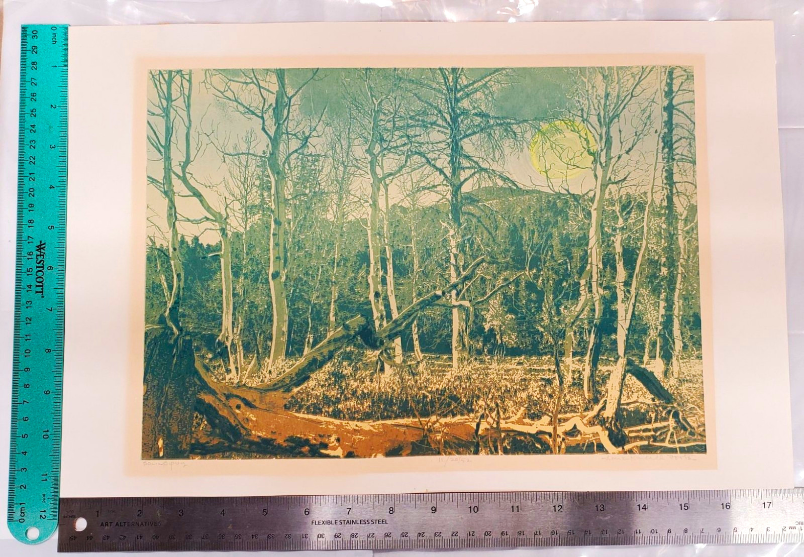 Vintage Anne Kendall Foote Original Serigraph Print \ Vintage Anne Kendall Foote Original Serigraph Print \