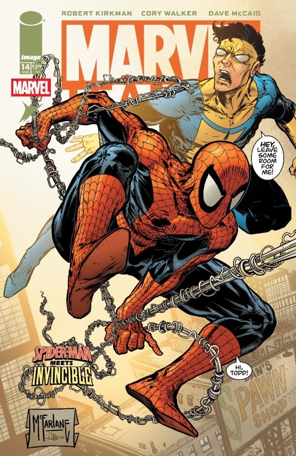 Marvel Team Up Facsimile Edition #14 (2026) McFarlane variant. VF/NM condition